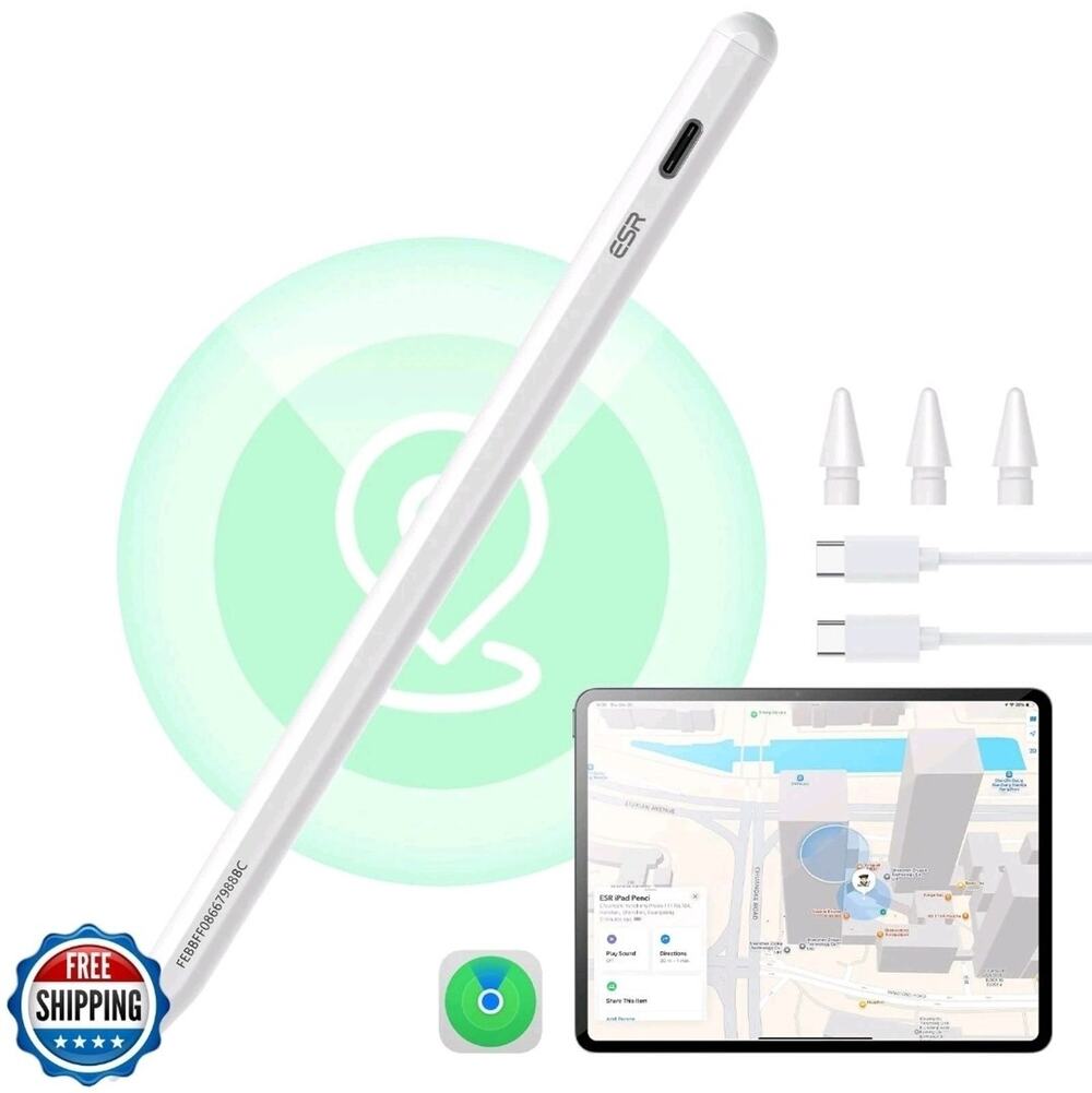 ESR Geo Digital iPad Pencil Findmy Compatible with Apple iPad 201